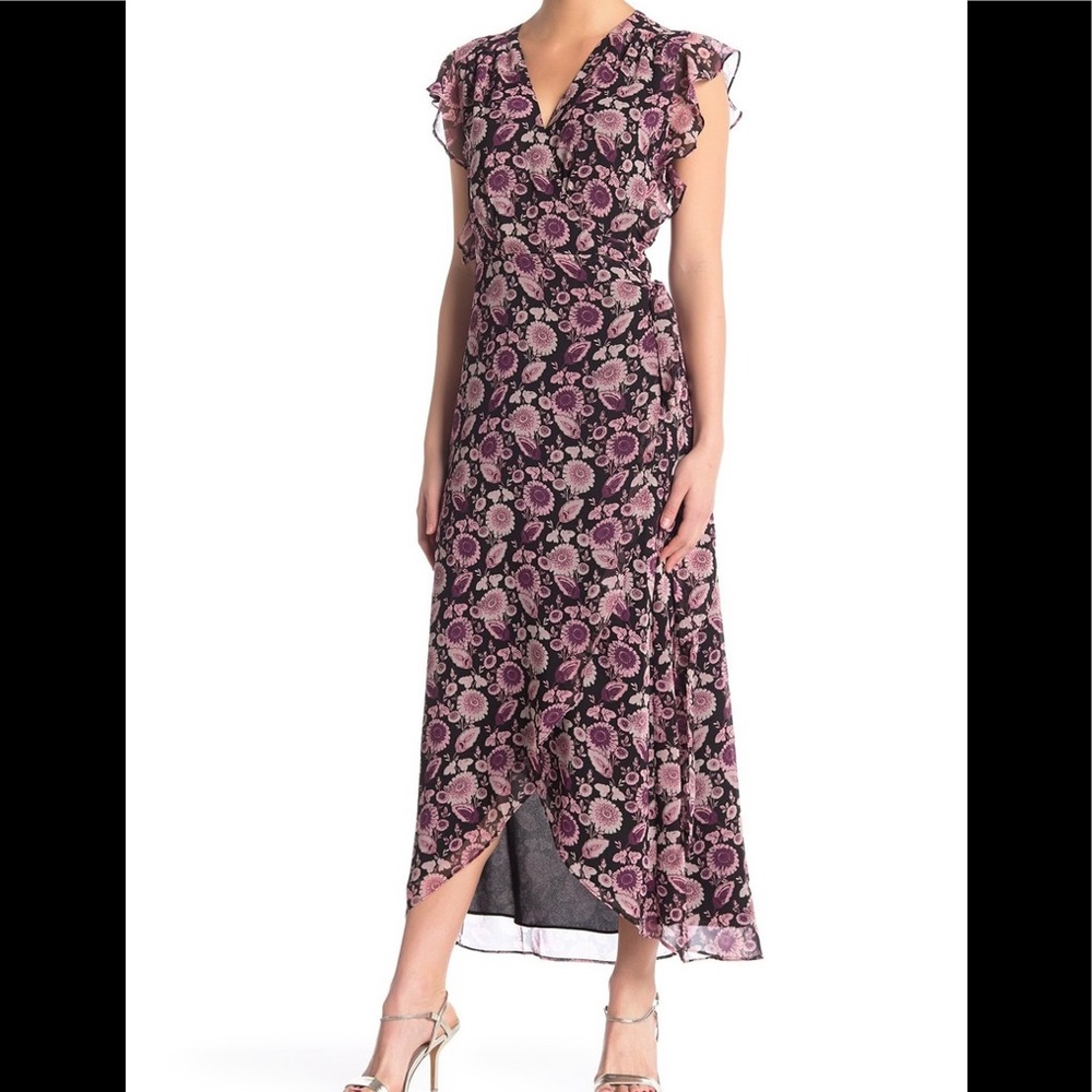 Rebecca Minkoff Flossie Floral Wrap Dress - Picture 2 of 5